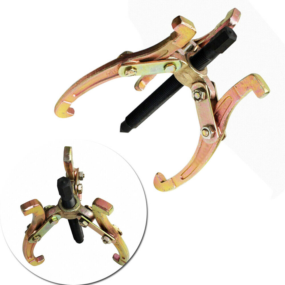 Steel 3 Jaw Gear Puller Reversible Legs External/Internal Pulling Repair Tool