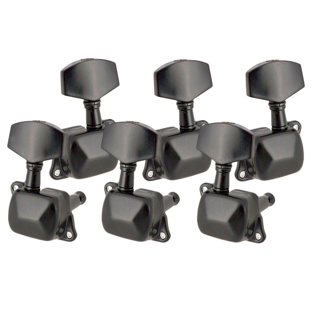 Mechanical Keys Machine Pegs Tuners Heads Pegs 3R3L Retro for Guitar