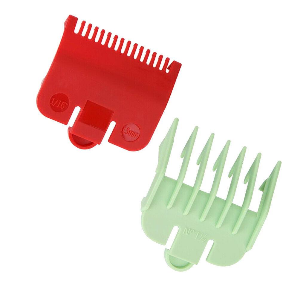 4 Pieces Universal Hairdressing Shaving Clipper Replacement Guide Combs