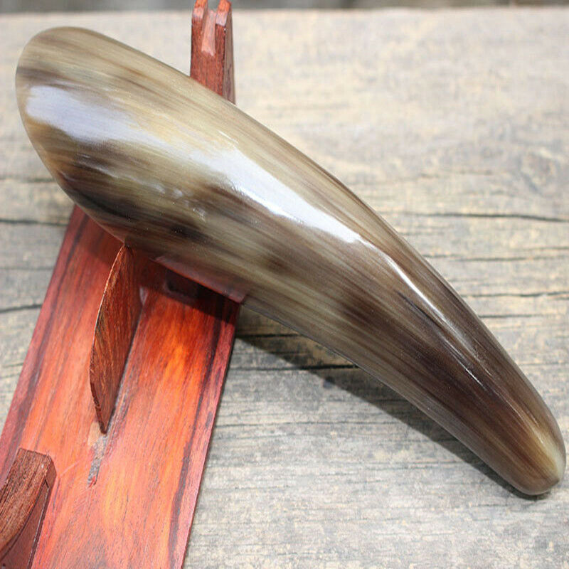 Natural Buffalo Horn No Stress Massage Tool SPA  Massager Scraping Boa.l8