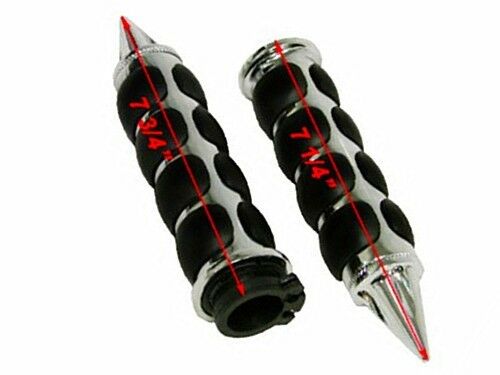 Black 1" Handlebar Hand Grips For Yamaha Road Royal V-Star 650 950 1100 Retro