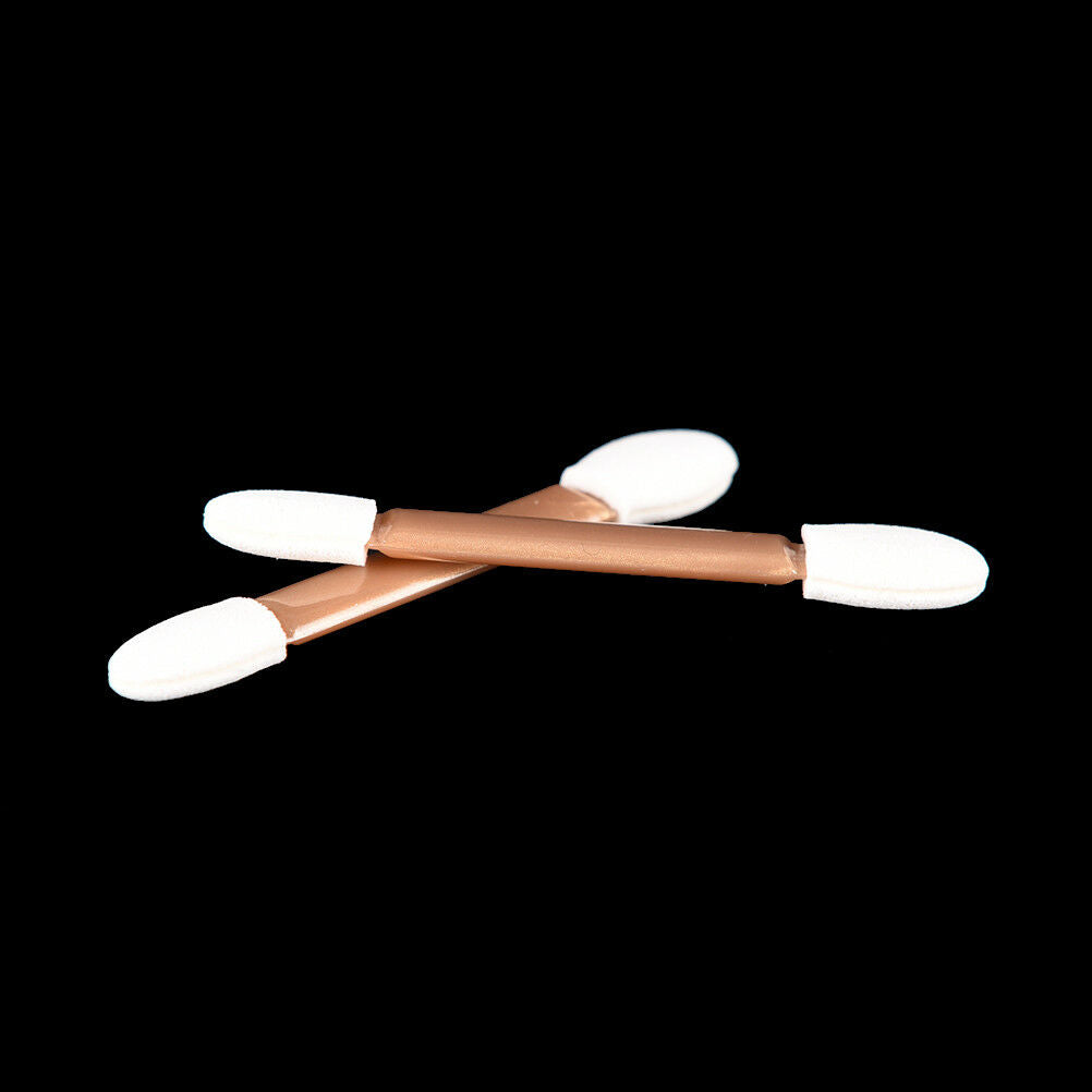 10x Makeup Double-end Eye Shadow Eyeliner Brush Sponge Applicator Tool Bru.l8