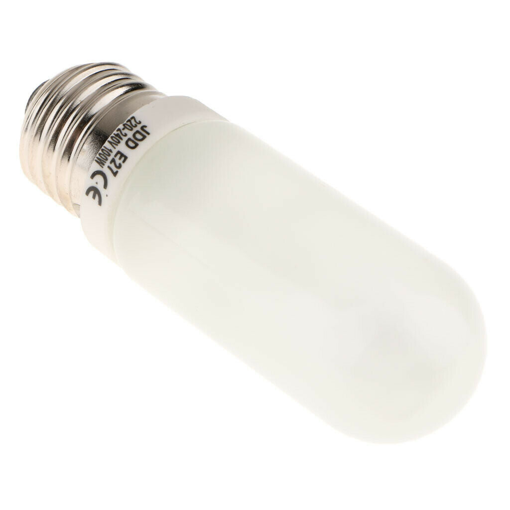 220-240V Halogen JDD Type Tubular Medium E27 Bulb Lamp, Frosted, 100-Watt