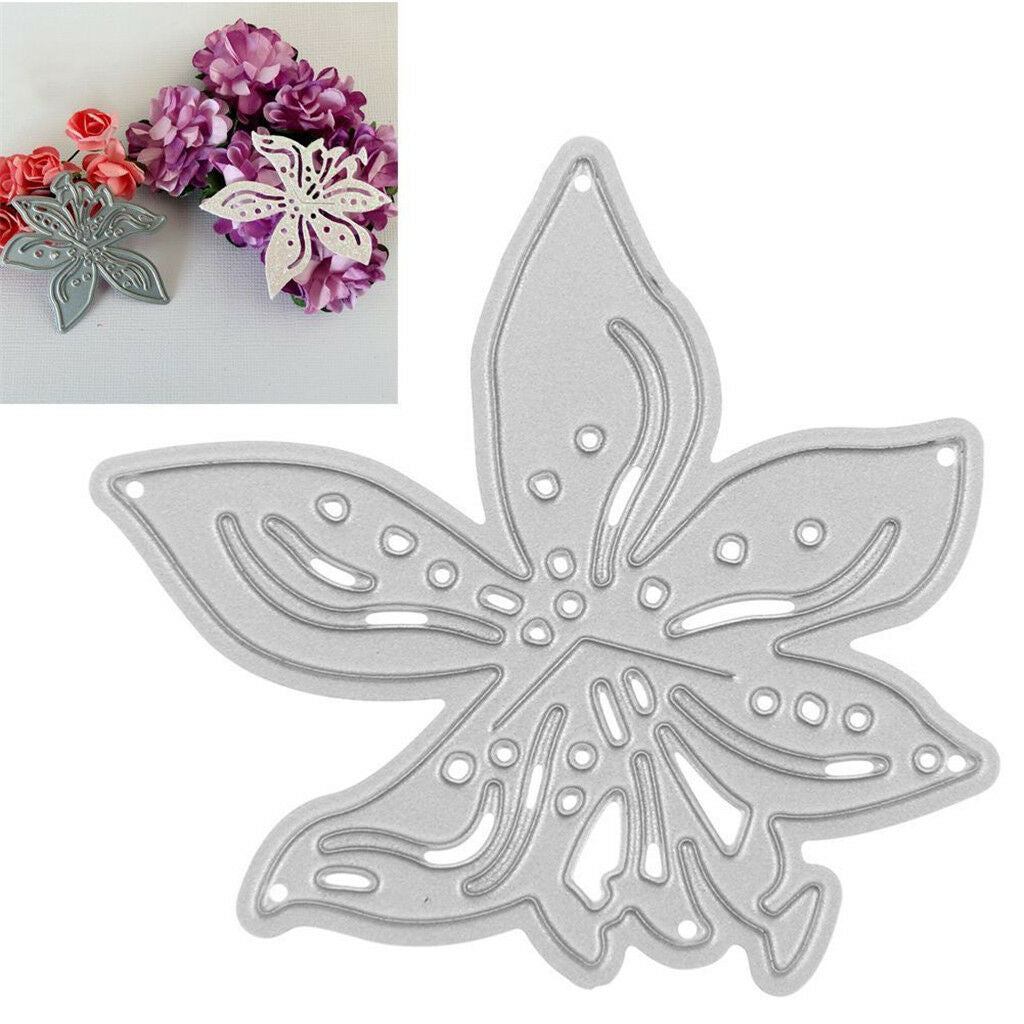 Cutting Dies Metal Stencil Scrapbooking Embossing Art Crafts Bauhinia Decor