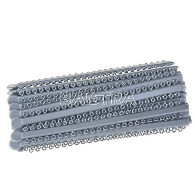 50 ties per stick/20 sticks Dental Orthodontic Ligature Ties Gray 1000Ties