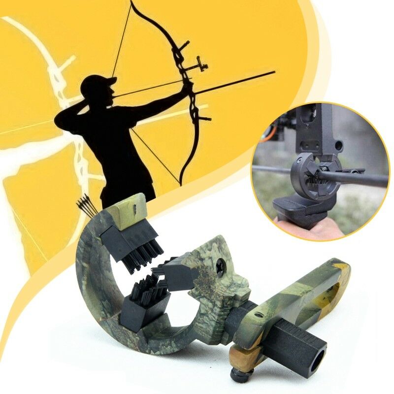 Hunting Shooting Archery Compound Bow Arrow Rest  L/R Hand Whisker Brush Biscuit