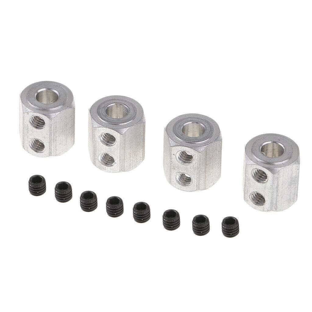 4x RC Car Wheel Rim Hex Adapter Coupling 08065 for 1/10 HSP 94188 94170