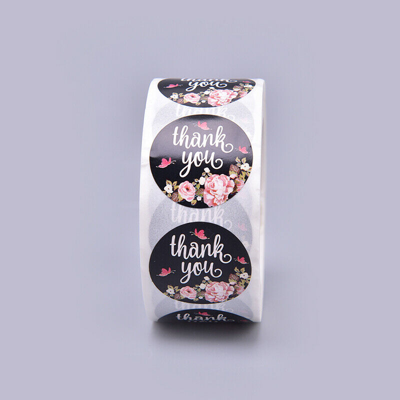500PCS/Roll Stickers Seal Labels Handmade Custom Thank You Stick.l8
