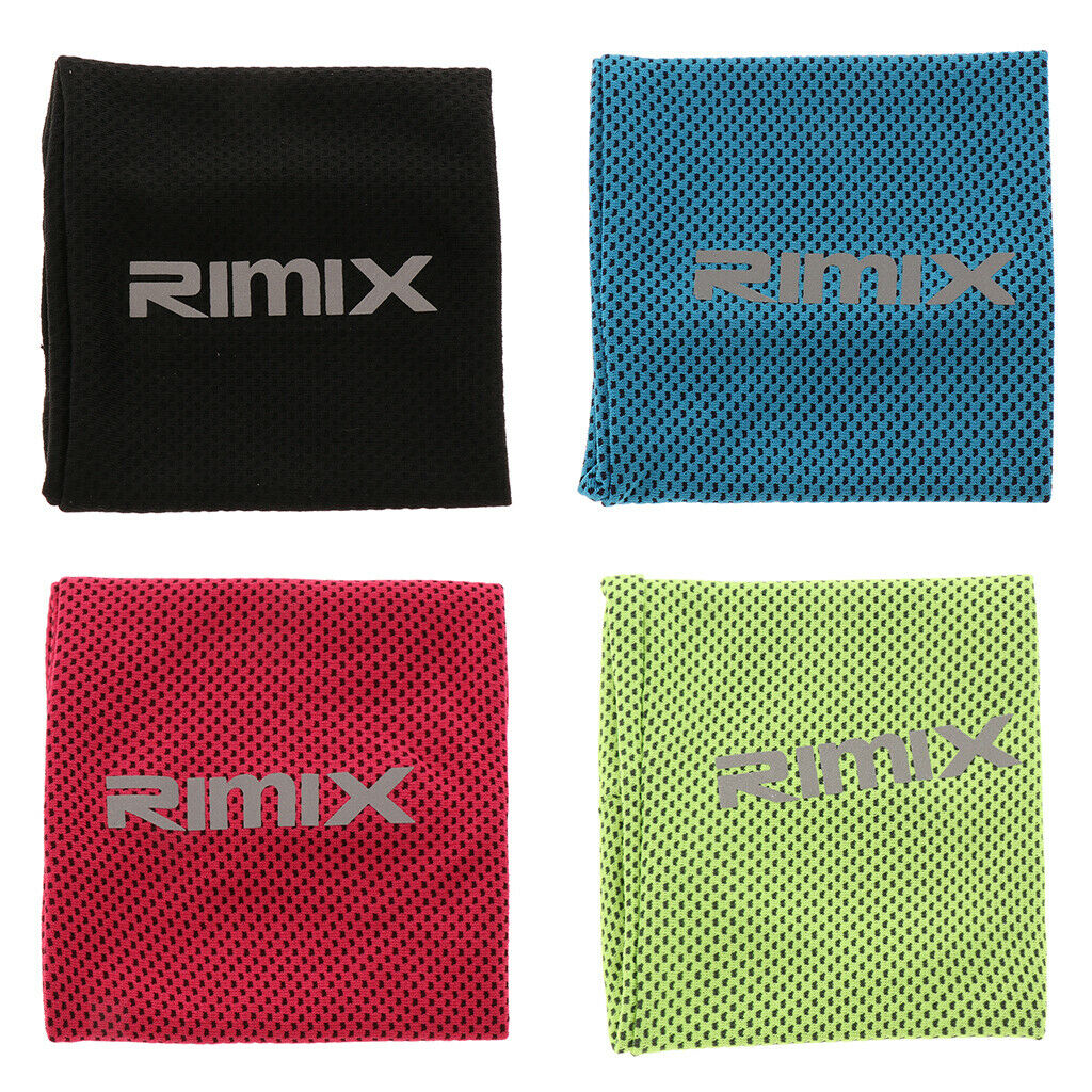 4 Pairs Outdoor Wrist Bands Cool Feeling Sports Wrist Sweatbands Men & Women