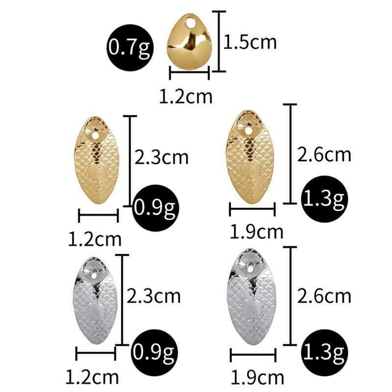 Rotating Metal Lure Metal Hard Artificial Bait Freshwater Trout Fishing Tackle