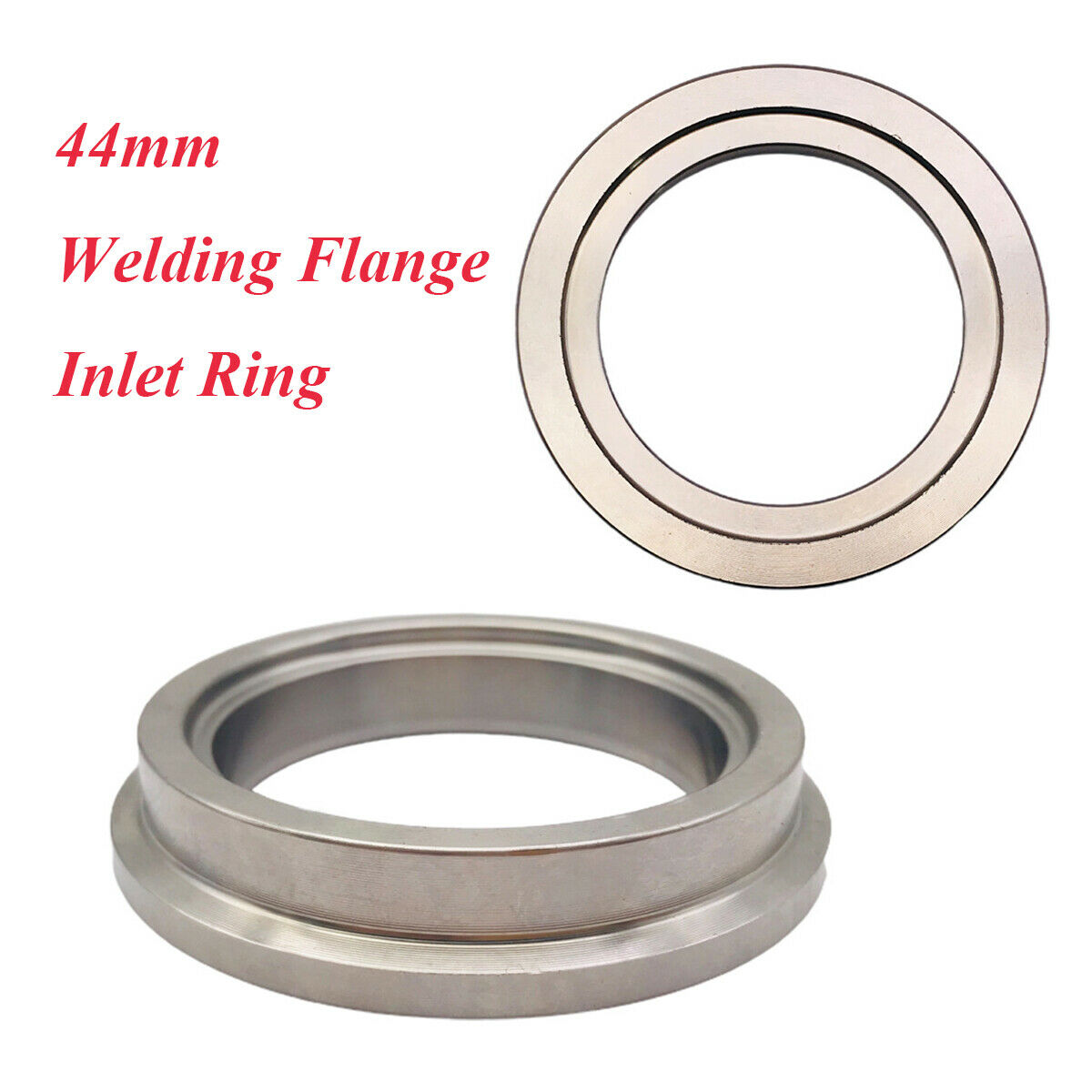 Fit For 44mm V Band Wastegate Stainless Steel 2.5-inch Welding Flange Inlet Ring