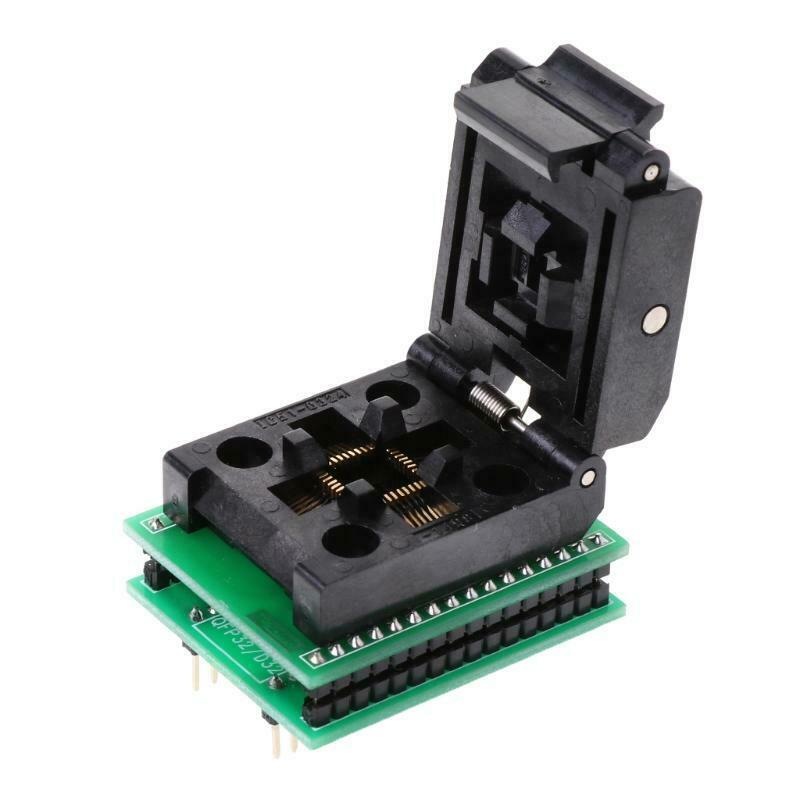 TQFP32 QFP32 TO DIP32 IC Programmer Adapter Chip Test Socket SA663 Burning Seat