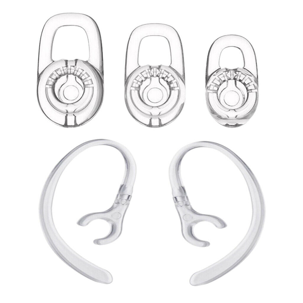 Replacement Part Eargel & Earhook for Plantronics M70, M90, M180, Voyager Edge