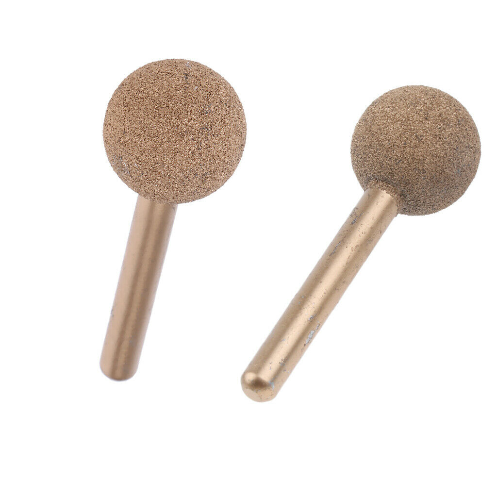 2xJewelry Stone  Polished Rotary Tool Diamond Burr Accessories 20mm