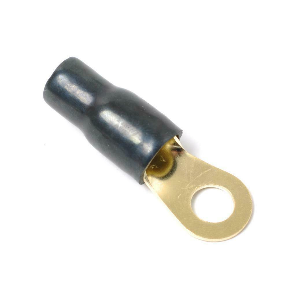 10 Pairs 4 AWG Car Audio Power Ground Wire Ring Terminal Connector Brass