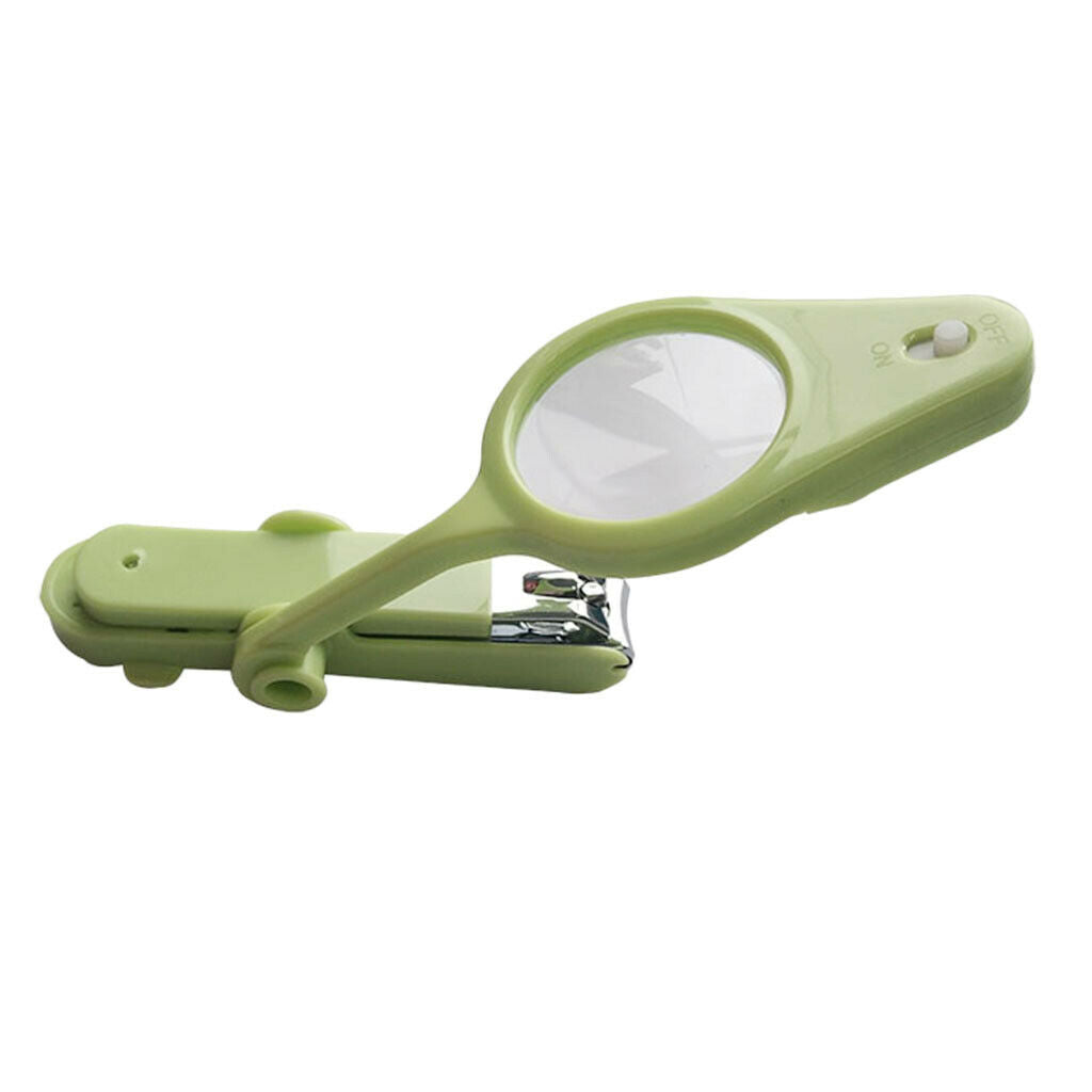 Portable Baby Nail  Manicure Pedicure Fingernail Cutter With LED Light