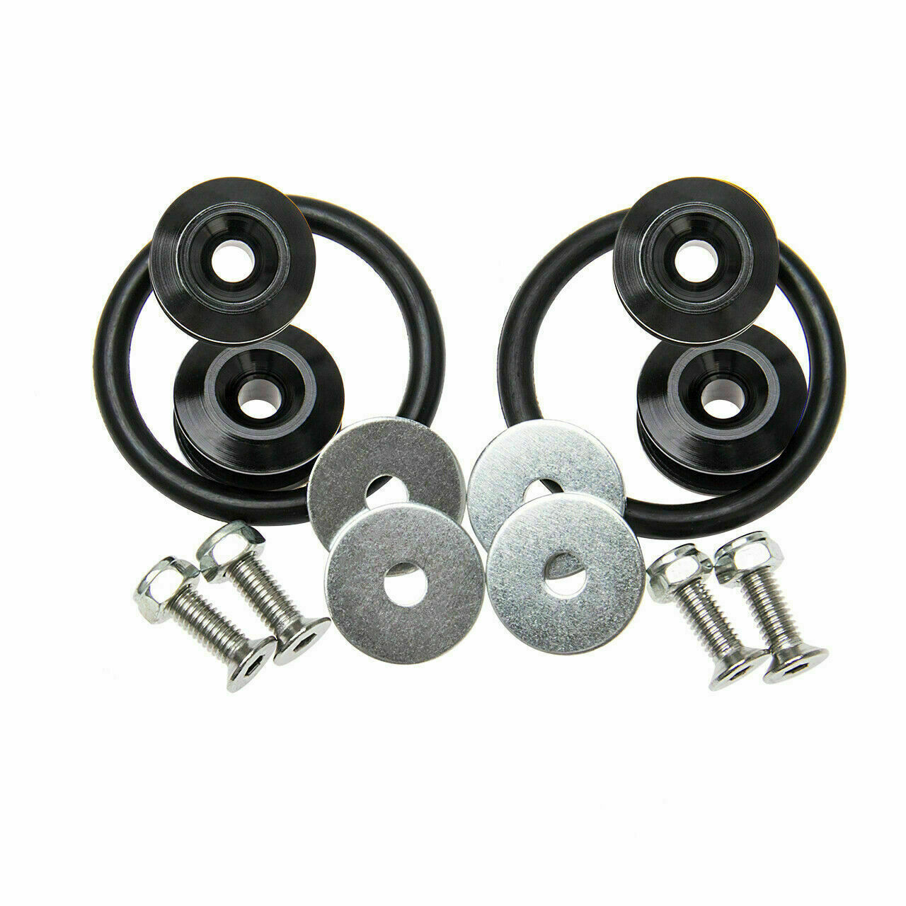 For Car Bumper Hatch Lids JDM Quick Release Fasteners Fixed Buckle Nut Aluminium