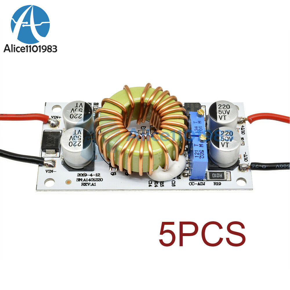 5PCS DC Boost Converter Constant Current Mobile Power Apply 10A 250W LED Driver