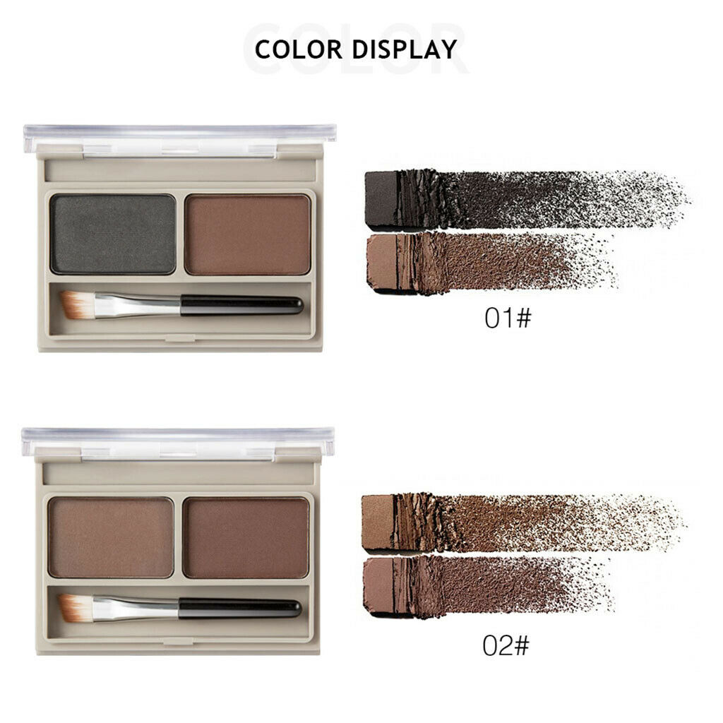 2  Color Powder Eyebrow Makeup Three-dimensional Natural Shadow Eye Brow 02
