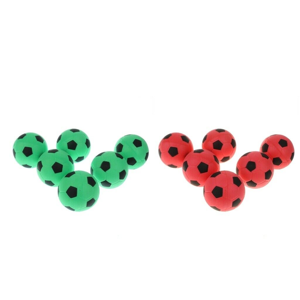 12pcs/pack 6.3cm EVA Foam Sponge Bouncing Football Balls Kids Party Favors