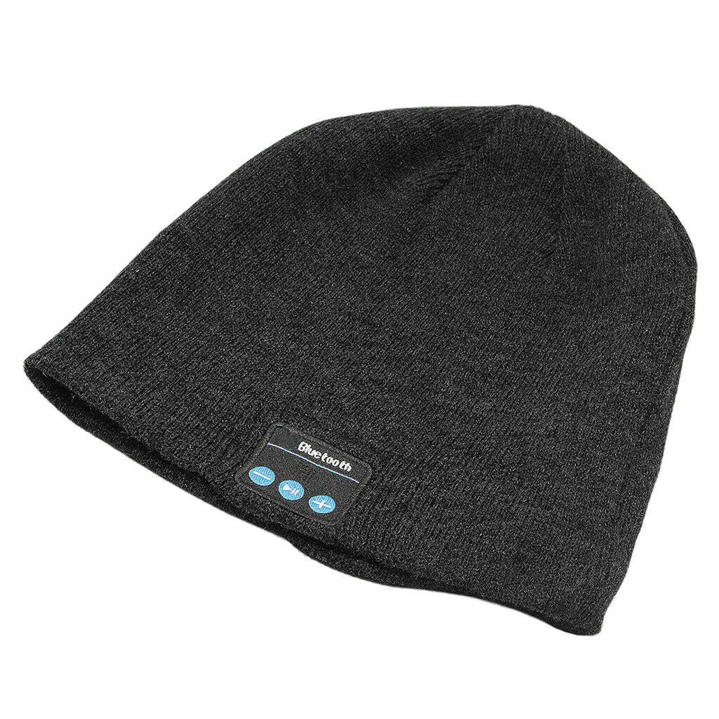 2x Headphones with Speaker, Knitted Music Beanie Hat, Stereo Headphones And