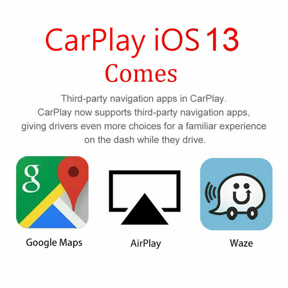 Wireless Carlinkit USB CarPlay Dongle Adapter For Android Navigation Player