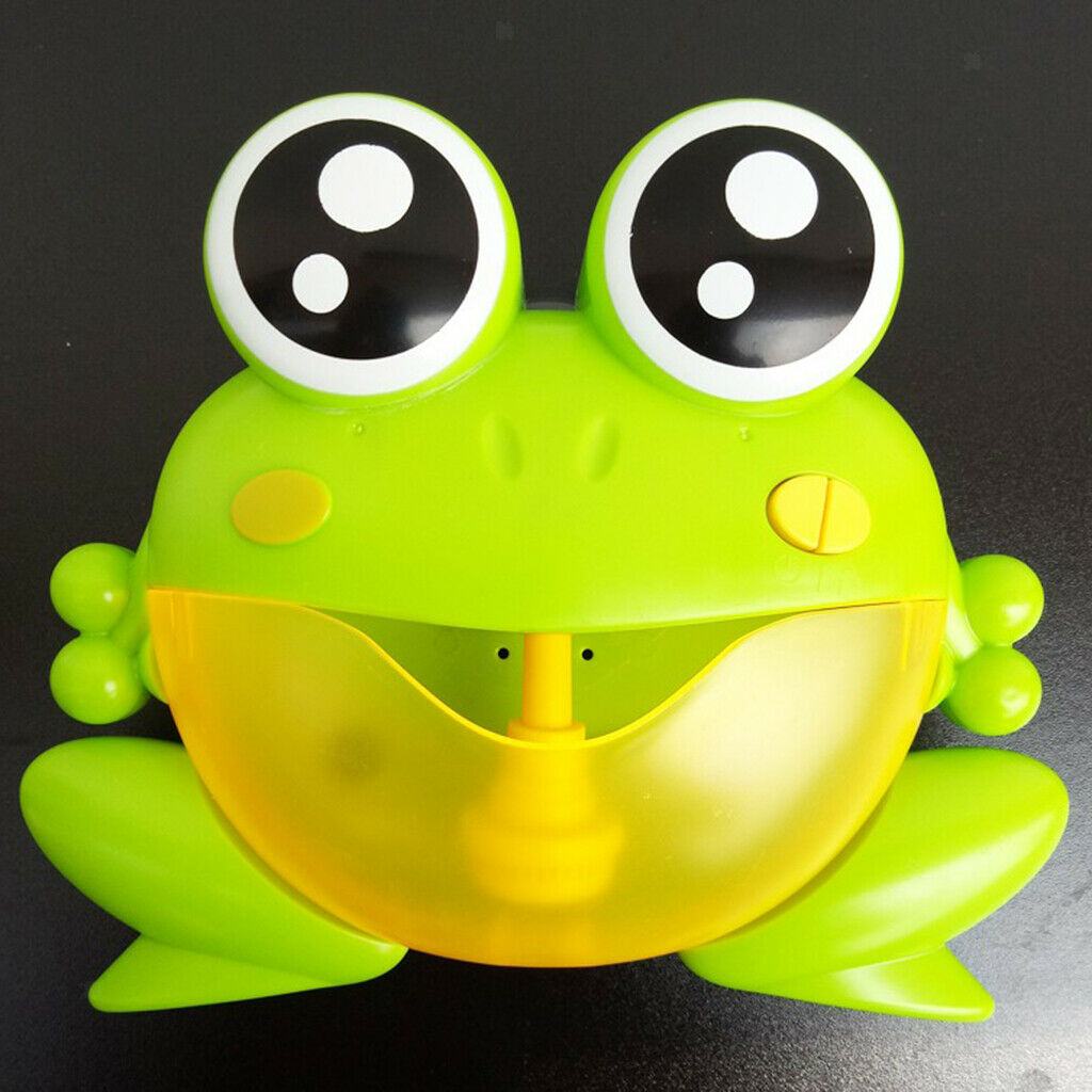 Battery Powered Automatic Frog Bubble Machine, Portable Bubbles Maker for Kids
