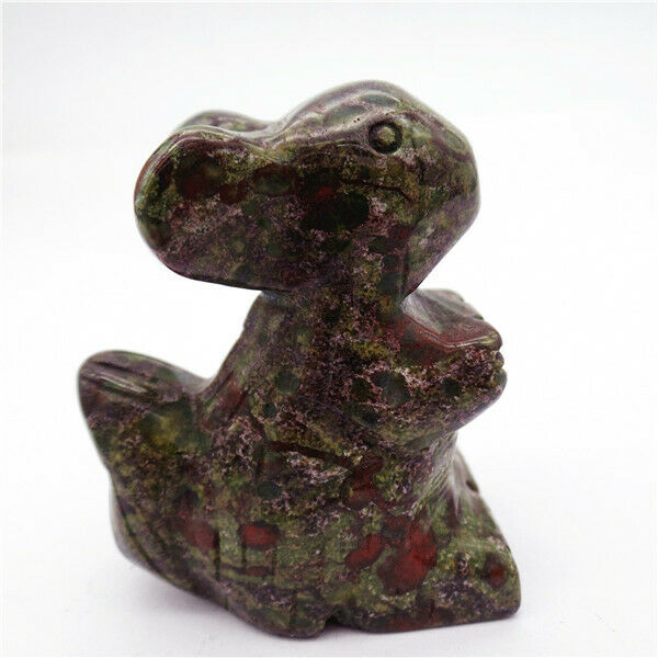 49x40x23mm Natural Dragon Blood Stone Squirrel Decoration Statue Decor HH8072