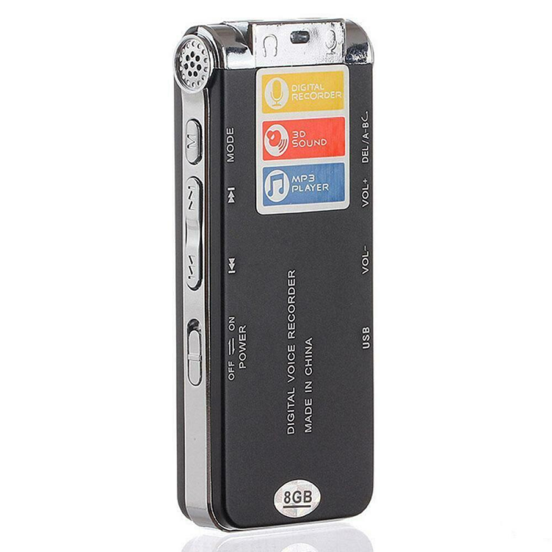 8Gb Ram Multi-Language Repeat Recorder Voice Control Recording