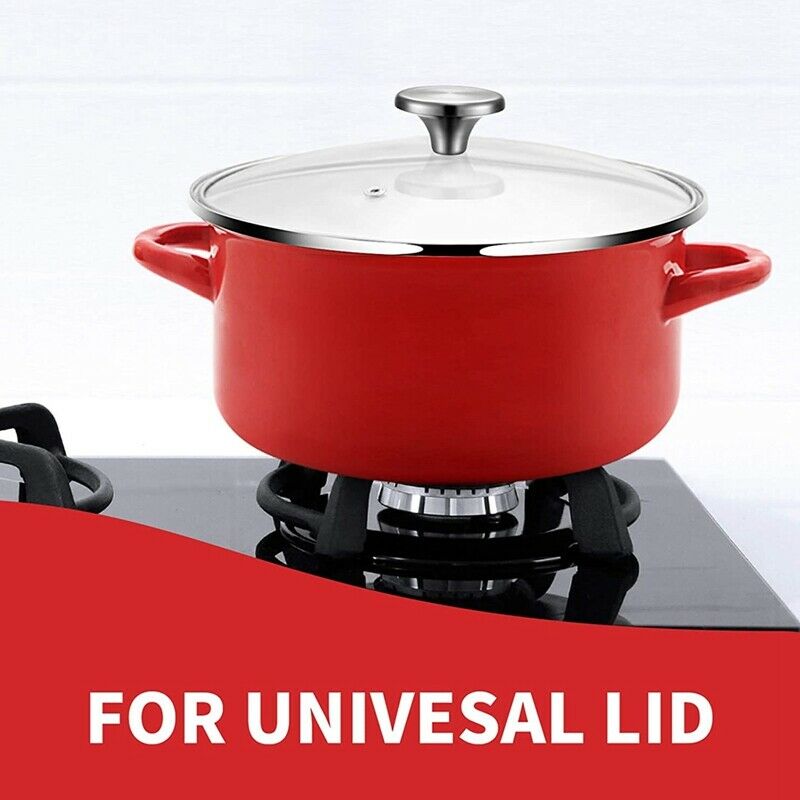 4 Sets Dutch Oven Knob Stainless Steel Replacement Knob Pot Lid Handle for LU6J5
