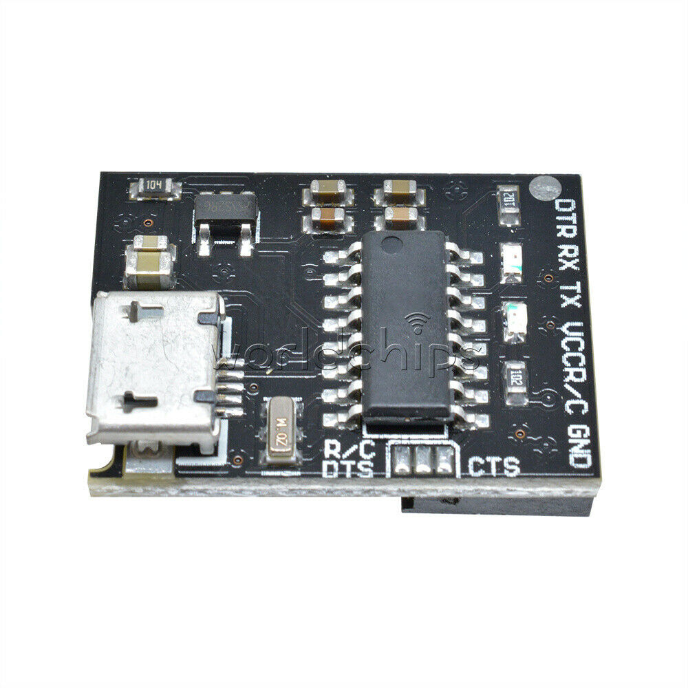 CH340G Breakout 5V 3.3V USB to WEMOS Pro Mini Serial Module Developent Adapter