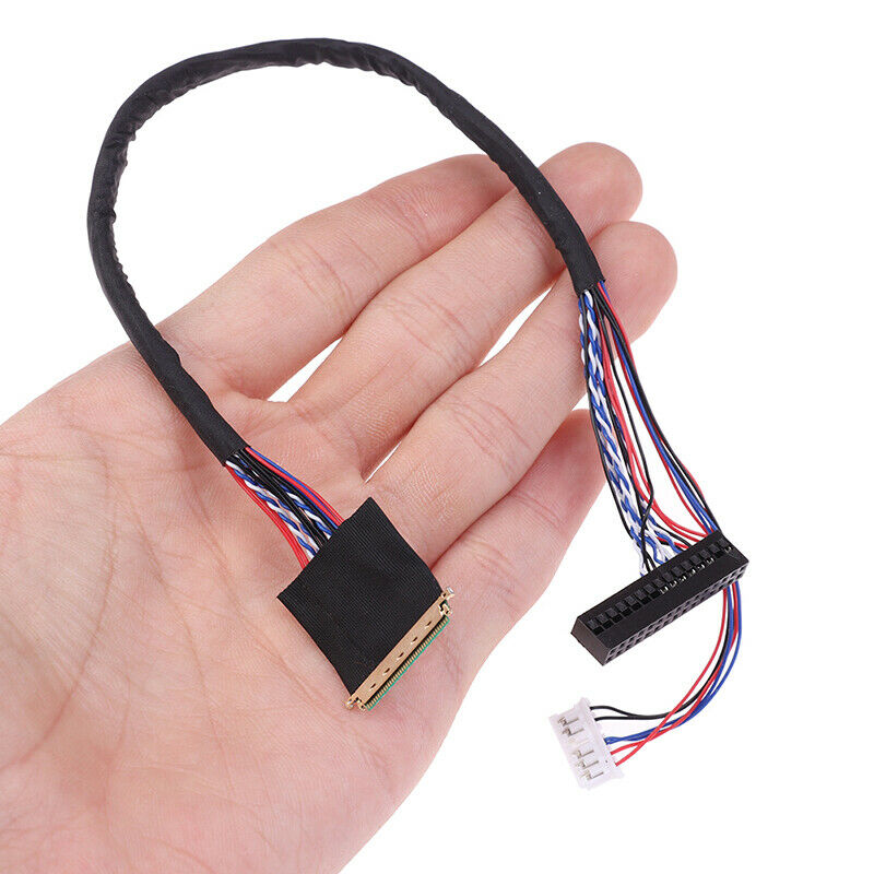 1PC New Arrival 40 Pin 1 Channel 6 Bit LED LCD LVDS Screen Cable For Disp.l8