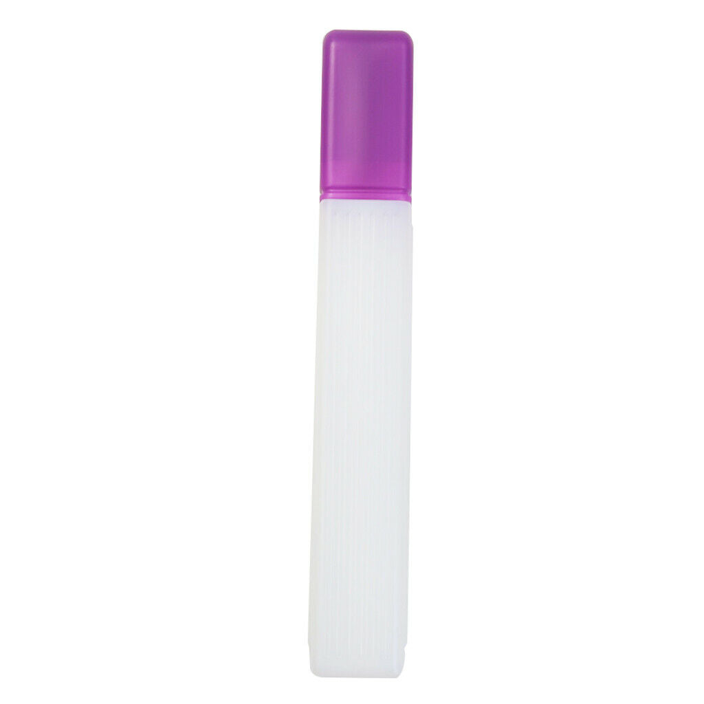 Prettyia 5x Plastic Clear Crochet Hook Needles Case Tube Bottle 41cm/16 Inch