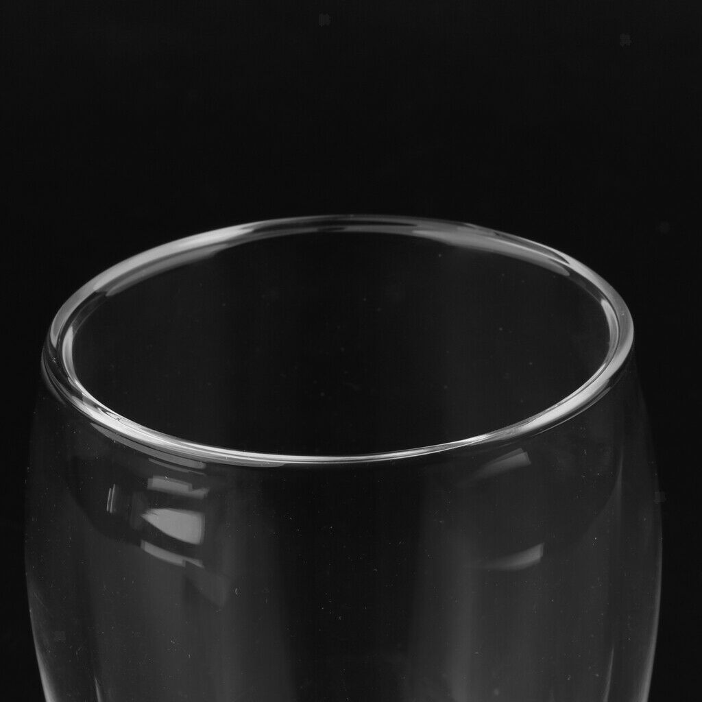 Glass Cup Double Wall Insulated Glass Espresso Cup 350ml Keeps Hot Or Cold
