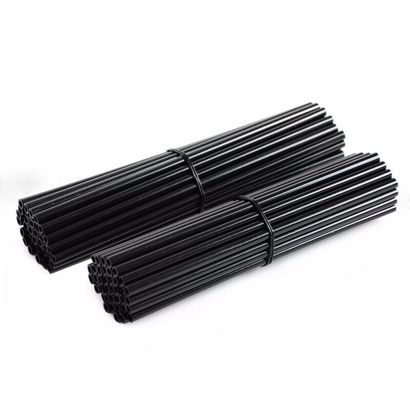 72PCS Motorcycle Bikes Spoke Skins Cover Wraps 19~21" Wheel Rim Guard Protector