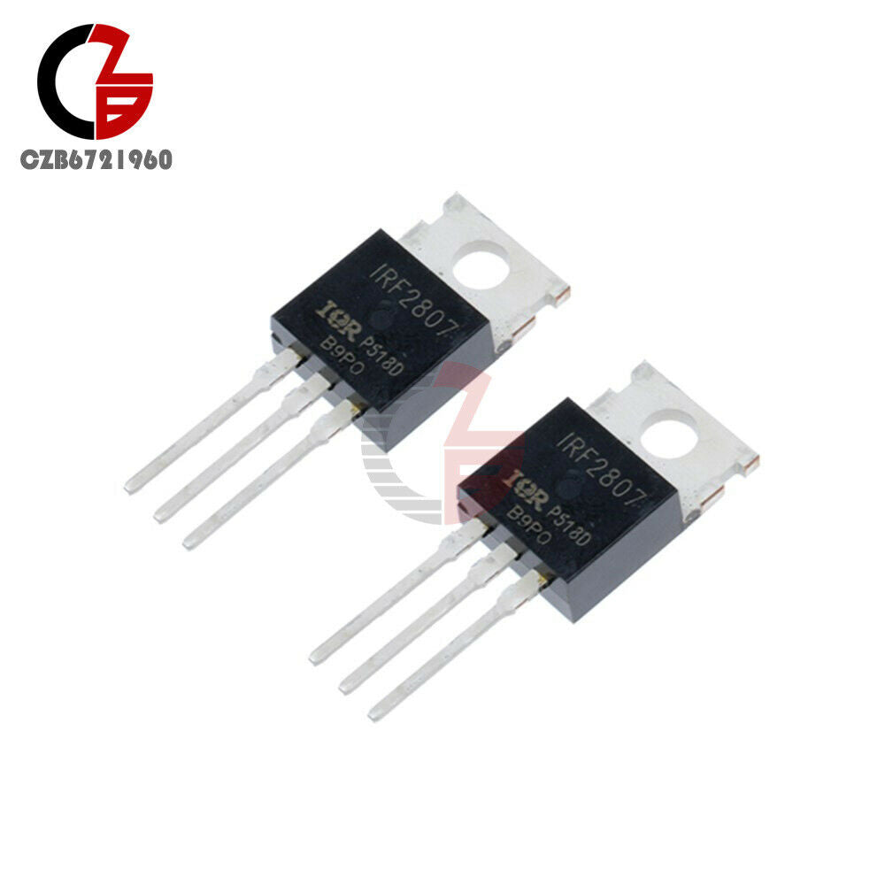 2PCS IFR2807 IRF2807PBF MOSFET N-CH 75V 82A TO-220 Transistor