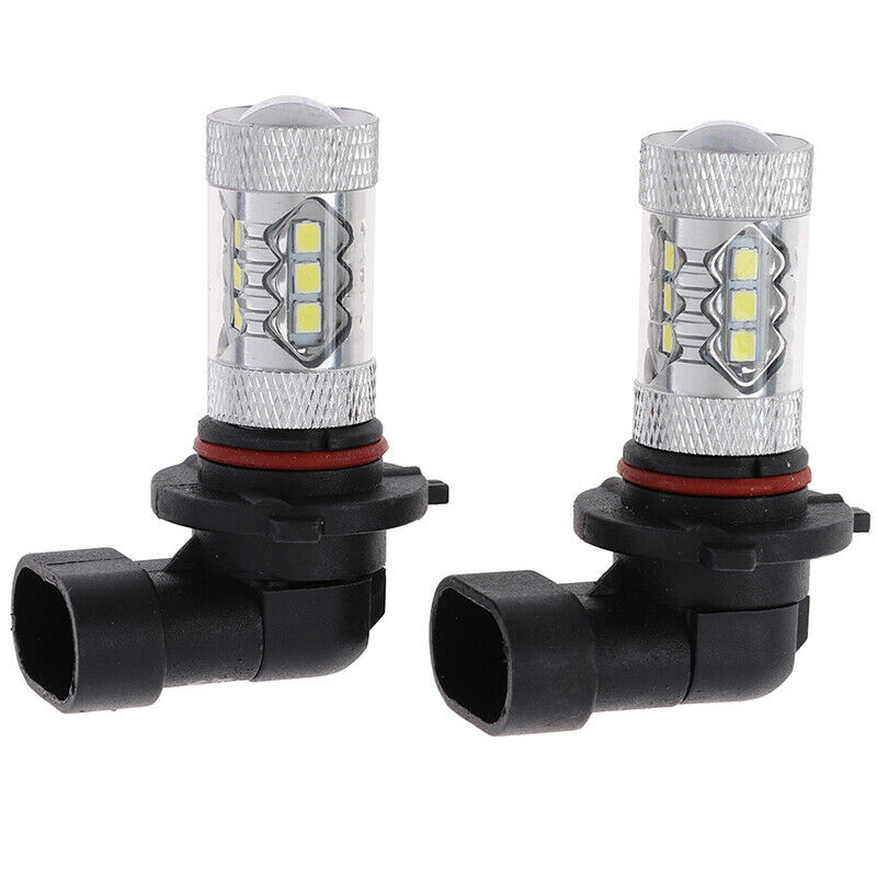 2x Super Bright White LED 9006 HB4 High Power 80W Fog Light Driving Bulbs DRL Rf