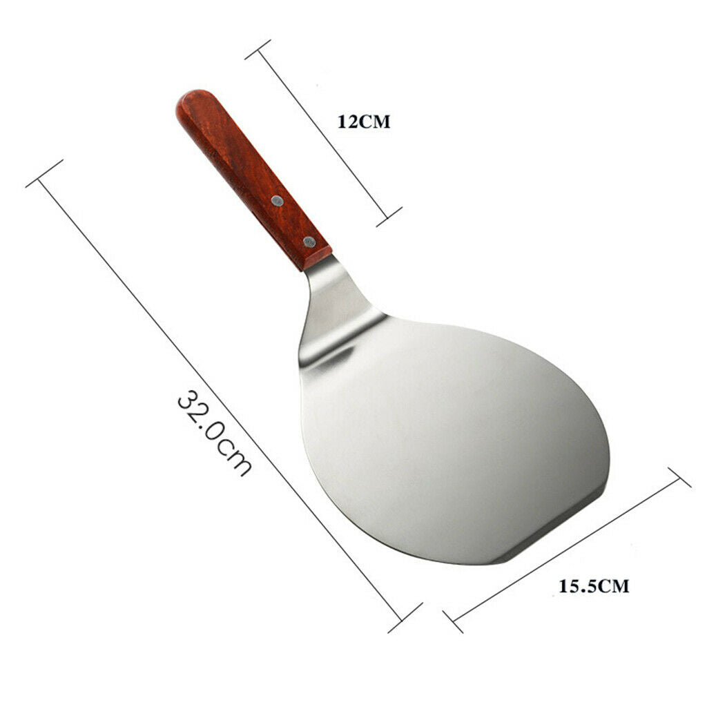 13inch Pizza Peel w/ Wooden Handle Pizza Cake Shovel Pizza Baking Tools
