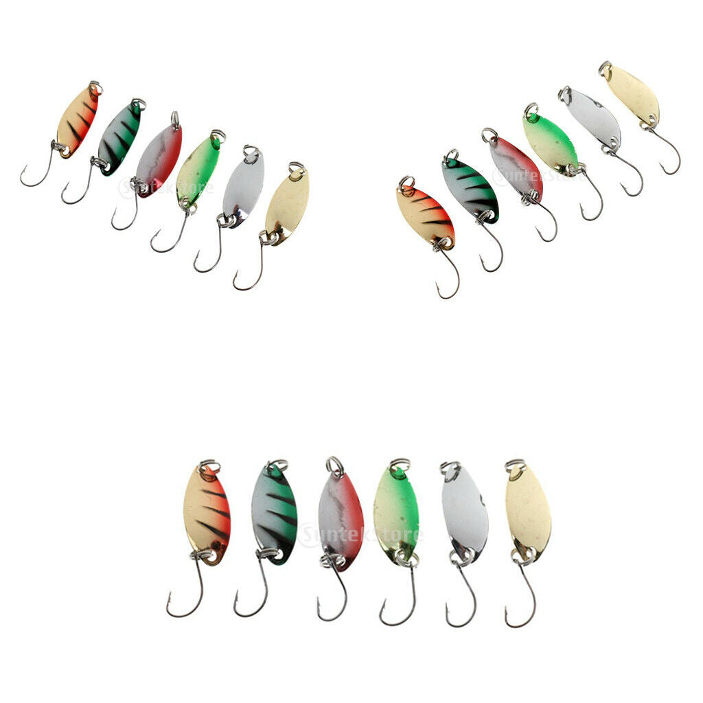18pcs Assorted Fishing Sequins Bait Set For Topwater Fishing Accessories