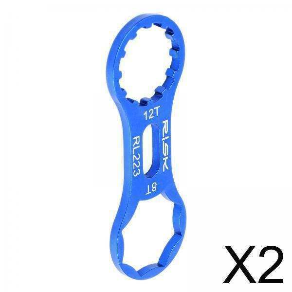 2PCS Cycling Bicycle Front Fork Wrench Double Head Bike Fork Spanner Remover