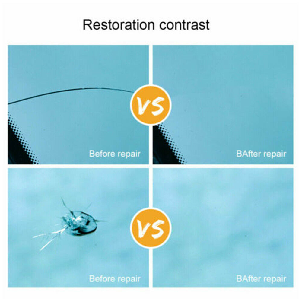 Windshield Repair Kit Quick Fix Car Cracked Glass Windscreen Restore Repair Tool