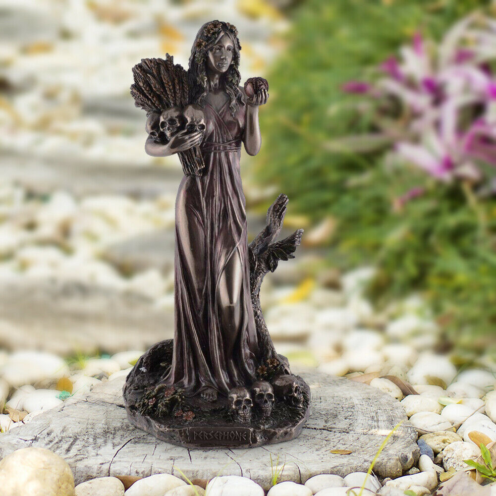 Persephone Greek Goddess of Vegetation and The Underworld Bronze Statue Decor @