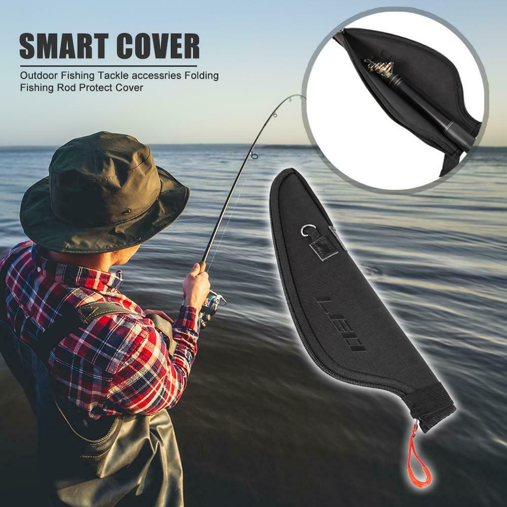 Composite EVA Folding Fishing Rod Guided Ring Protect Cover Sea Fish Gears @