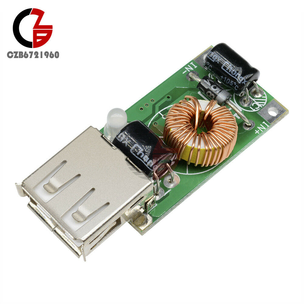 12V to 5V DC-DC Step down CC USB Charger Power Supply Buck Module for Phone PSP