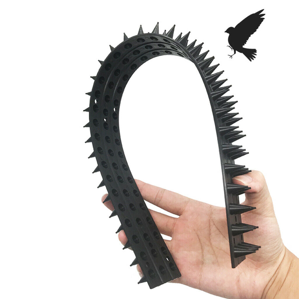 Set of 30 Wall Spikes Cat Burglar Prickle Strips Bird Intruder Deterrent