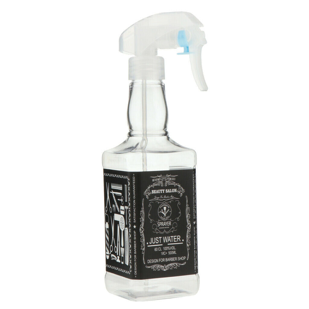 4Pcs Hair Salon Empty Spray Bottle Plastic Hairdressing Water Sprayer 500ml