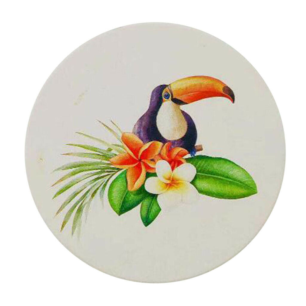 Round Shape Teacup Coaster Kung Fu Tea Coaster for Drinks  Style01