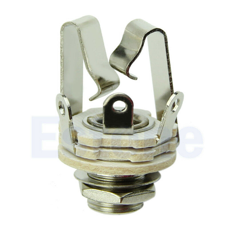 Professional Stereo Output 1/4" 6.35mm Jacks For Guitar Switch Repairs AL