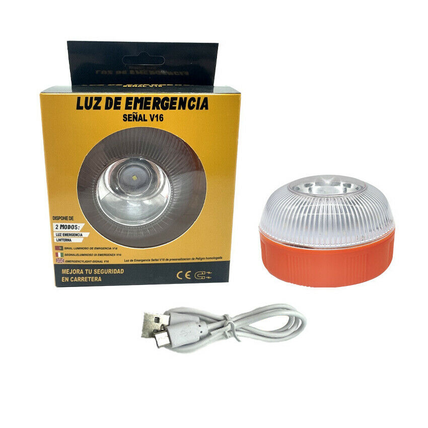 LED Emergency Light Magnetic Automatic Flash Light Car Ceiling Barricade Warning