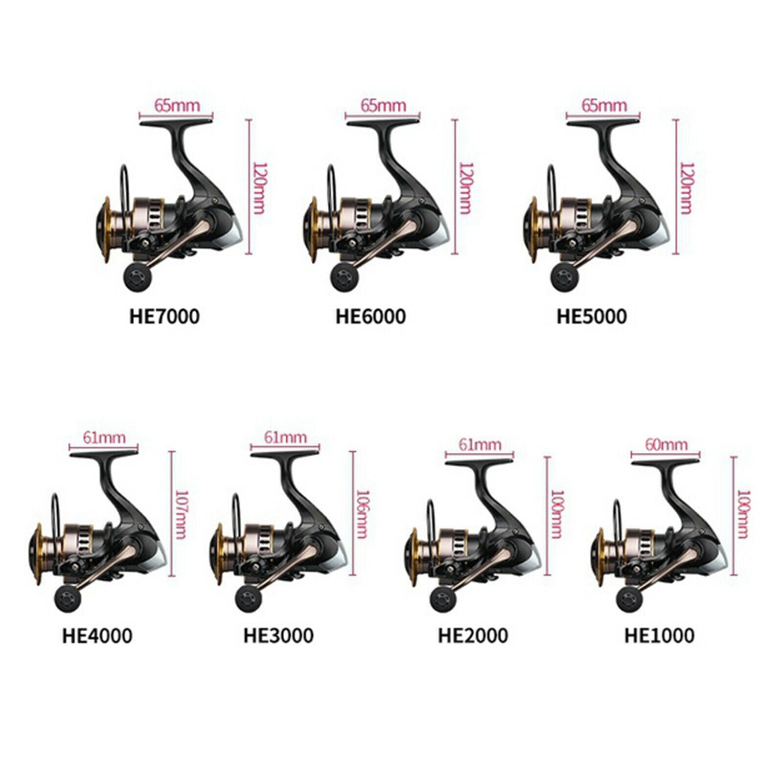 Ball Bearing   Reel Metal Fishing Reel Wheel Sea Lake Fishing 7000